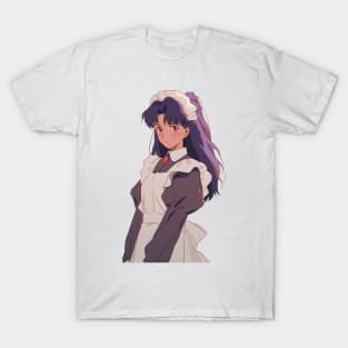 Misato Katsuragi Neon Genesis Evangelion Maid Dress! T-Shirt